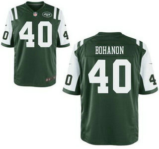 Men's New York Jets #40 Tommy Bohanon Green Team Color NFL Nike Elite Jersey