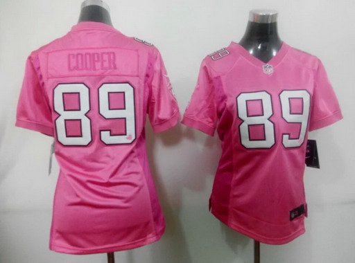 Women's Oakland Raiders #89 Amari Cooper Pink NFL Nike Jersey