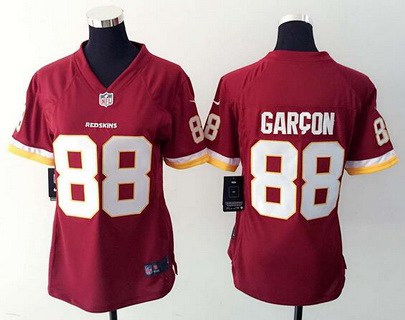 Women's Washington Redskins #88 Pierre Garcon Burgundy Red Team Color NFL Nike Game Jersey