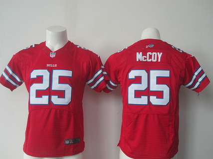 Youth Buffalo Bills #25 LeSean McCoy Red 2015 NFL Nike Game Jersey