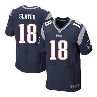 Men's New England Patriots #18 Matthew Slater Navy Blue Team Color NFL Nike Elite Jersey