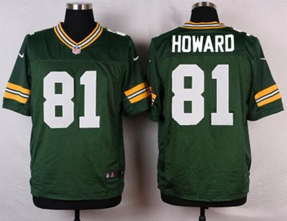 Men's Green Bay Packers #81 Desmond Howard Green Retired Player NFL Nike Elite Jersey