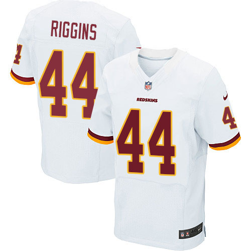 Men's Nike Washington Redskins #44 John Riggins Elite White NFL Jersey
