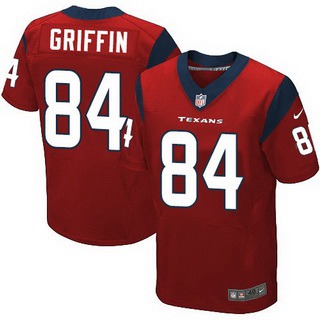 Men's Houston Texans #84 Ryan Griffin Red Alternate NFL Nike Elite Jersey