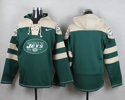 Men's New York Jets Blank Green Team Color 2014 NFL Nike Hoodie