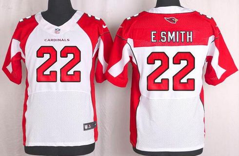 Men's Arizona Cardinals #22 Emmitt Smith White Retired Player NFL Nike Elite Jersey