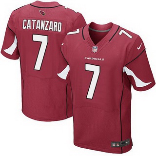 Men's Arizona Cardinals #7 Chandler Catanzaro Red Team Color NFL Nike Elite Jersey