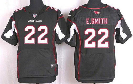 Men's Arizona Cardinals #22 Emmitt Smith Black Retired Player NFL Nike Elite Jersey