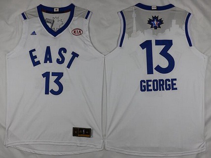2015-16 NBA Eastern All-Stars Men's #13 Paul George Revolution 30 Swingman White Jersey