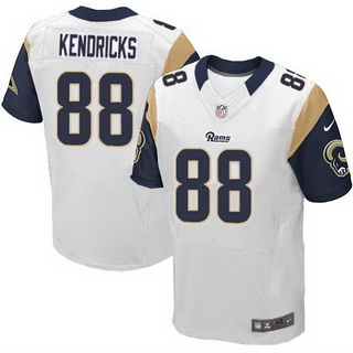 Men's St. Louis Rams #88 Lance Kendricks White Road NFL Nike Elite Jersey