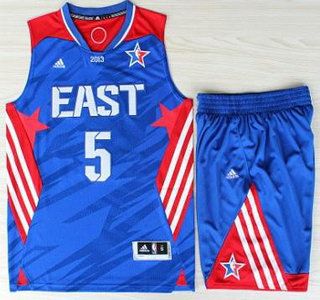 2013 All-Star Eastern Conference Boston Celtics 5 Kevin Garnett Blue Revolution 30 Swingman Suits