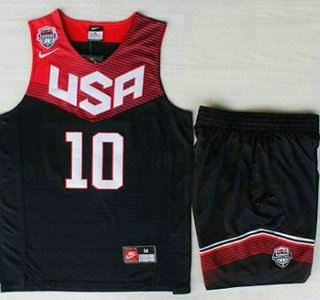 2014 USA Dream Team #10 Kyrie Irving Blue Basketball Jersey Suits
