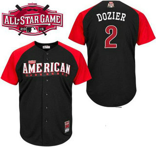 American League Minnesota Twins #2 Brian Dozier Black 2015 All-Star Game Player Jersey