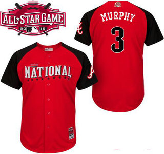 National League Atlanta Braves #3 Dale Murphy Red 2015 All-Star Game Player Jersey