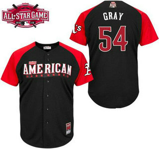 American League Oakland Athletics #54 Sonny Gray Black 2015 All-Star Game Player Jersey