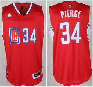 Los Angeles Clippers #34 Paul Pierce Revolution 30 Swingman 2015 New Red Jersey
