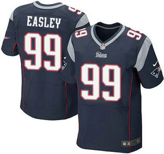 New England Patriots #99 Dominique Easley Navy Blue Team Color NFL Nike Elite Jersey