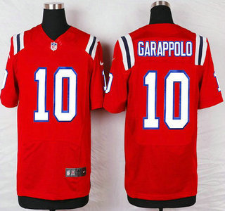 New England Patriots #10 Jimmy Garoppolo Red Alternate NFL Nike Elite Jersey