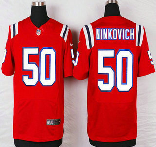 New England Patriots #50 Rob Ninkovich Red Alternate NFL Nike Elite Jersey
