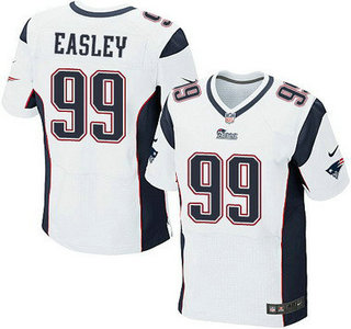 New England Patriots #99 Dominique Easley White Road NFL Nike Elite Jersey