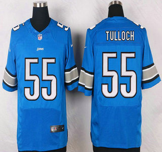 Detroit Lions #55 Stephen Tulloch Light Blue Team Color NFL Nike Elite Jersey