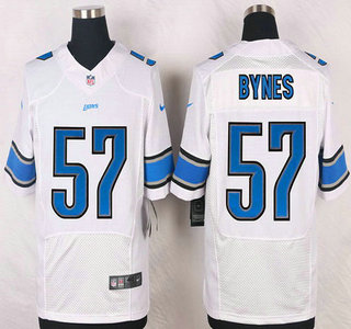 Detroit Lions #57 Josh Bynes White Road NFL Nike Elite Jersey