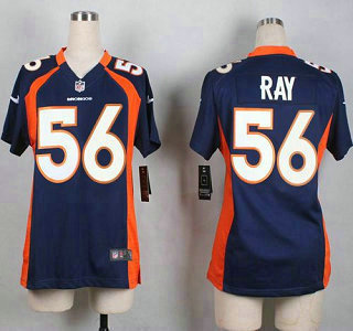Women's Denver Broncos #56 Shane Ray Nike Blue Game Jersey