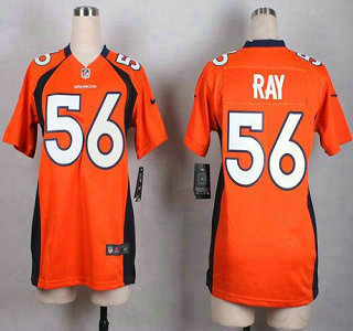 Women's Denver Broncos #56 Shane Ray Nike Orange Game Jersey