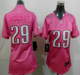 Women's Philadelphia Eagles #29 DeMarco Murray Pink NFL Nike Jersey
