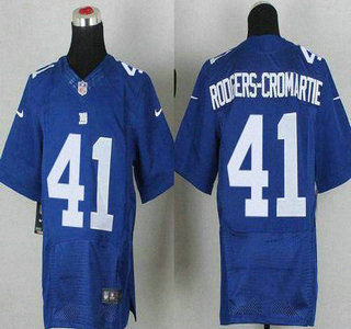Men's New York Giants #41 Dominique Rodgers-Cromartie Nike Blue Elite Jersey