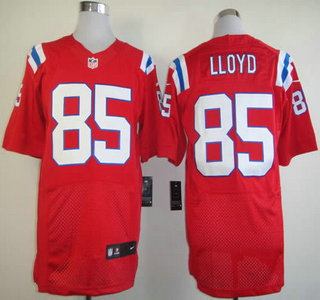 Nike New England patriots #85 Brandon Lloyd Red Elite Jersey