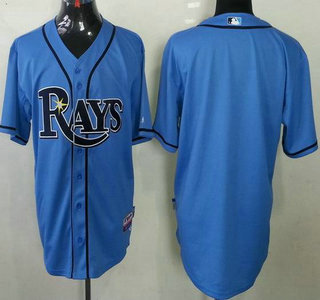 Tampa Bay Rays Blank Light Blue MLB Jersey