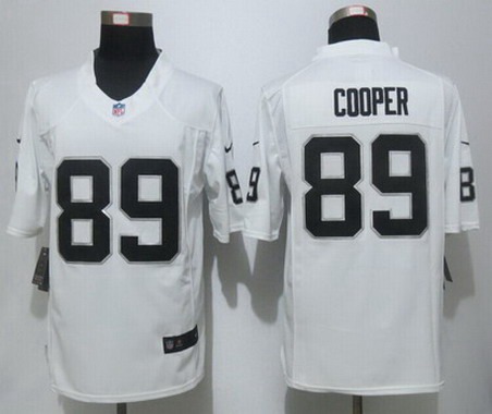 Oakland Raiders #89 Amari Cooper White Team Color NFL Nike Game Jersey