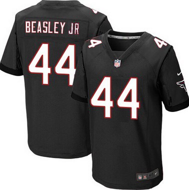 Men's Atlanta Falcons #44 Vic Beasley Jr Black Retired Player NFL Nike Elite Jersey