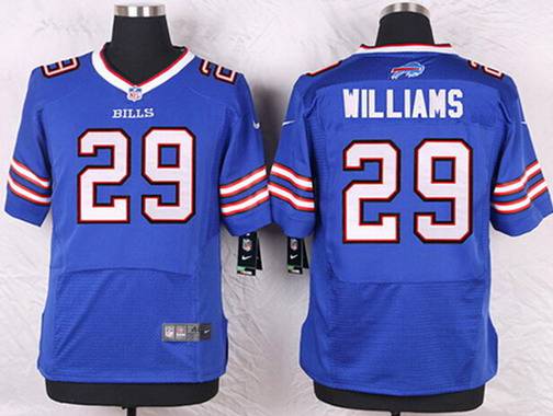 Men's Buffalo Bills #29 Karlos Williams Royal Blue Team Color NFL Nike Elite Jersey
