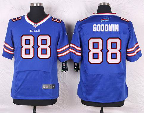 Men's Buffalo Bills #88 Marquise Goodwin Royal Blue Team Color NFL Nike Elite Jersey