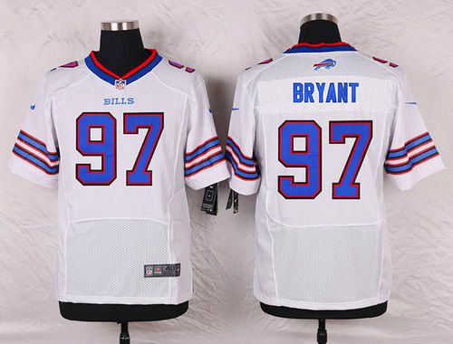 Men's Buffalo Bills #97 Corbin Bryant White Road NFL Nike Elite Jersey