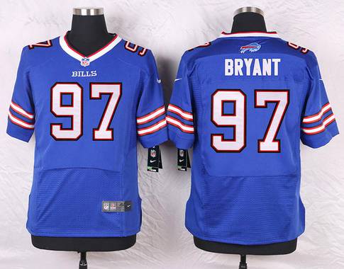 Men's Buffalo Bills #97 Corbin Bryant Royal Blue Team Color NFL Nike Elite Jersey