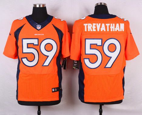 Men's Denver Broncos #59 Danny Trevathan Navy Blue Alternate NFL Nike Elite Jersey