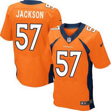 Men's Denver Broncos #57 Tom Jackson Orange Retired Player NFL Nike Elite Jersey