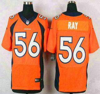 Men's Denver Broncos #56 Shane Ray Orange Team Color NFL Nike Elite Jersey