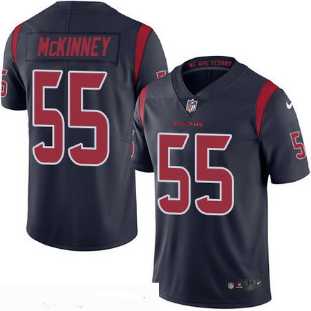 Men's Houston Texans #55 Benardrick McKinney Navy Blue 2016 Color Rush Stitched NFL Nike Limited Jersey