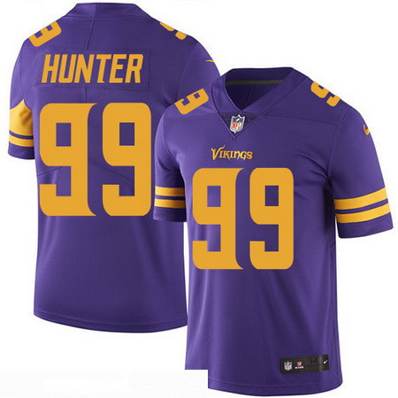 Men's Minnesota Vikings #99 Danielle Hunter Purple 2016 Color Rush Stitched NFL Nike Limited Jersey