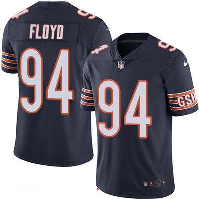 Men's Chicago Bears #94 Leonard Floyd Navy Blue 2016 Color Rush Stitched NFL Nike Limited Jersey