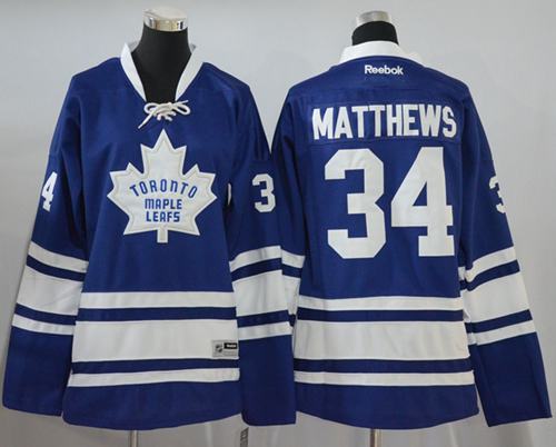 Youth Toronto Maple Leafs #34 Auston Matthews Blue Third Stitched NHL Reebok Hockey Jersey