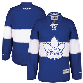 Men's Toronto Maple Leafs Reebok Blue 2017 Centennial Classic Premier Blank Jersey