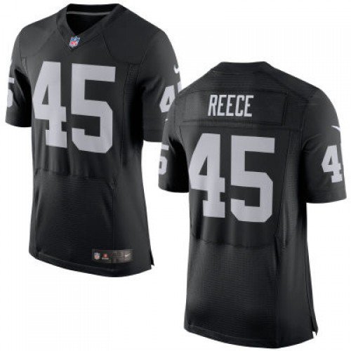 Men's Oakland Raiders #45 Marcel Reece Black Team Color 2015 NFL Nike Elite Jersey