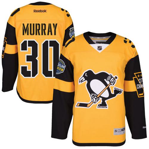 Penguins #30 Matt Murray Black 2017 Stadium Series Stitched NHL Jersey