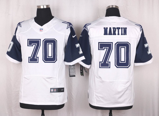 Men's Dallas Cowboys #70 Zack Martin Nike White Color Rush 2015 NFL Elite Jersey