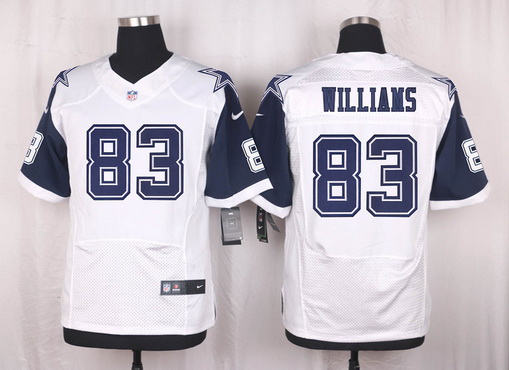 Men's Dallas Cowboys #83 Terrance Williams Nike White Color Rush 2015 NFL Elite Jersey